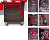 SERVANTE 7/6 + CLE DYNAMO 254PCS KM-1707