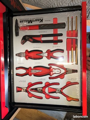 SERVANTE 7/6 + CLE DYNAMO 254PCS KM-1707