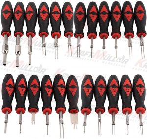 KRAFTMULLER, Jeu universel Extracteur de pins Cosses ISO Auto 23pcs