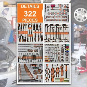 SERVANTE D'ATELIER PRO LINE 9/7 ORANGE KM-4408