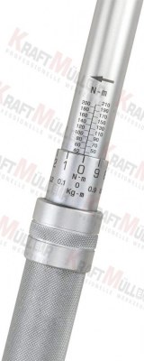 KRAFTMULLER,Kit clé dynamométrique 1/2 "avec rallonge et 17, 19, 21 mm