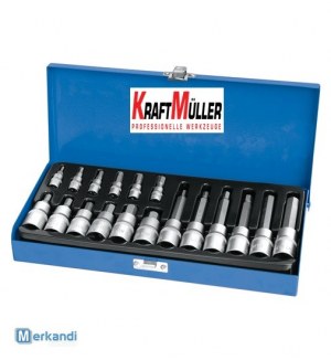 KRAFT MULLER Coffret 18 douilles