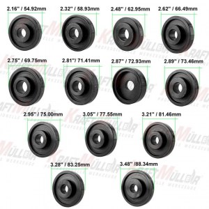 KRAFTMULLER,kit d'Enlèvement de roulement de roue avant 23pcs