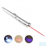 5-in-1 pointeur laser (laser + LED + stylet + uv + stylo à bille)