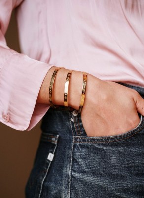 [DESTOCKAGE] Bracelets joncs à messages - Couleurs or, or rose, argent