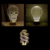Lampe veilleuse LED 3D filaire
