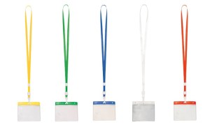 Lanyard Porte-Badge Maes - 10,5x7,5cm - Objet publicitaire AVEC ou SANS logo - Cadeau...