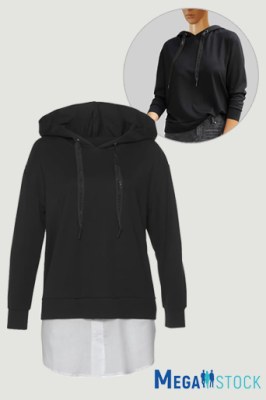 LASCANA sweat à capuche pour femmes 2 en 1, destockage