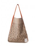 Super sac cabas en toile de coton avec large lanière