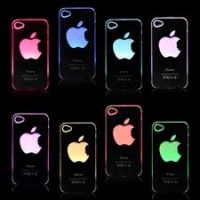 Coque LED iphone 4s LED 8 COULEURS Flash lumineuse case Coque Housse Etui Protection Po...
