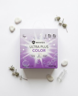 DESTOCKAGE : LESSIVE CONCENTRÉE WAVES ULTRA PLUS COLOR – 1 932 PIÈCES