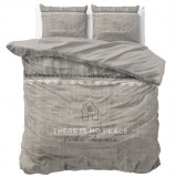 "Like Home" Set 2/3 pcs Parure de Lit 100% Coton Housse de Couette+Taie d'Oreiller 140...