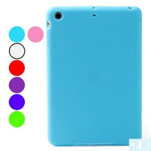 Cas de conception simple, doux pour les mini ipad. Vert, rose, violet