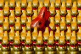 Lindt - assortiment de mini lapins fourrés au chocolat au lait et aux noisettes