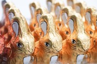 Lindt - lapin or moulage chocolat blanc