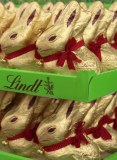 Lindt - lapin or moulage chocolat noir