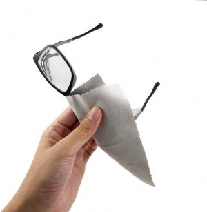 Lingette microfibre anti-buée réutilisable