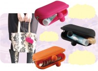 Lipstick bag- Fuchsia, rose, vert pomme