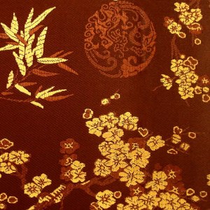 Tissu de brocart au broderie fine - Vente tissus en gros ou moyen quantité (G66)