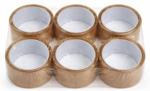 Ruban adhésif lot de 6 rouleaux 48mm60m