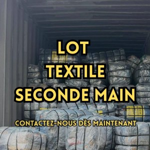 LOT TEXTILE SECONDE MAIN
