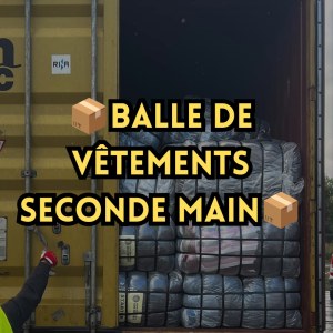BALLE DE VÊTEMENTS SECONDE MAIN