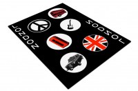 Lot de 150 tapis London noir