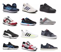 Lot shoes homme 182 paires mix (adidas, puma, ...