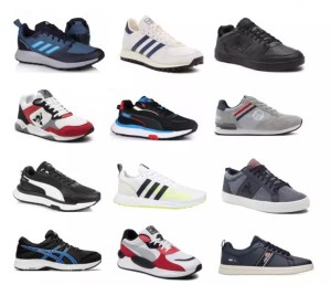 Lot shoes homme 182 paires mix (adidas, puma, ...