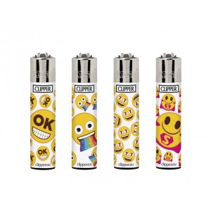 Lot 480 briquets rechargeable clipper sur présentoirs