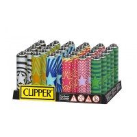 Lot 480 briquets rechargeable clipper sur présentoirs