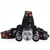 Lot de torche lampe frontale 3led rechargeable