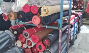 Tissu coton uni en lot