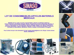 Vente consommable et matériel médicaux