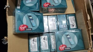 Lot de téléphones Motorola neufs bloqués Virgin mobile