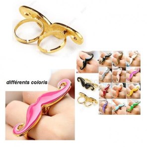 Double bague Moustache
