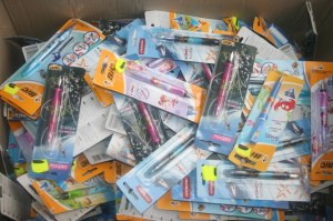 Lot stylos à plume Bic