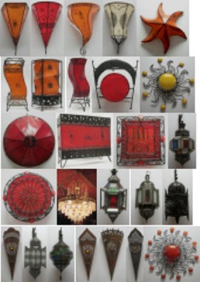 LOT LUMINAIRE ORIENTAL