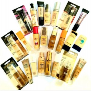 Lot de 250 cosmétiques de marques