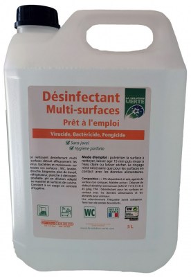 NETTOYANT MULTI-SURFACES VIRUCIDE CONCENTRE