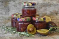 Lucien georgelin - confiture de prune cuite aux pommes et au chaudron
