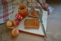 Lucien georgelin - confiture pêche de vigne sans sucres ajoutés cuit au chaudron