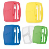 Lunch Box "Maynax" avec Couverts - Objet publicitaire AVEC ou SANS logo - Cadeau client...