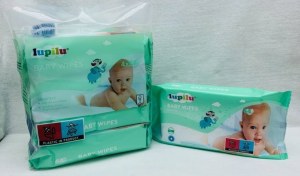 Lot de lingettes bébés marque Lupilu(Lidl UK)