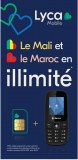 CARTE SIM MALI ET MAROC EN ILLIMITÉ + DANEW KONNECT 34
