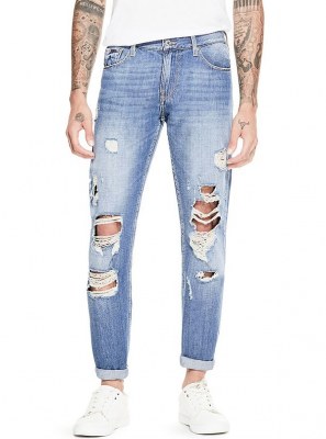 4 JEANS TAPERED DESTROY GUESS HOMME en gros