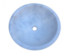 Marbre Blanc Vasque Modèle Bol