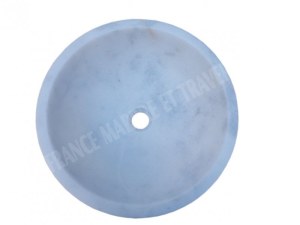 Marbre Blanc Vasque Modèle Bol