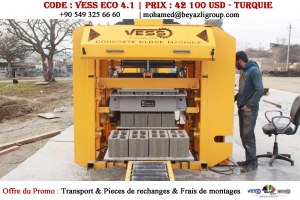 Machine a Parpaing, Pondeuse de Parpaing | Vess Eco 4.1