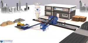 Machine a parpaing semi-automatique